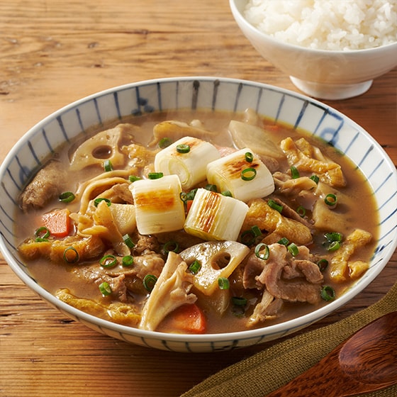 Kit2人前/野菜山盛り!そば屋風カレースープ