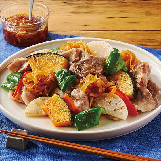 Kit3人前/食べ応え!焼き豚しゃぶの玉ねぎだれ