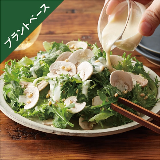 Kit2人前／[PlantOisix]白味噌シーザーサラダ|有機野菜 通販 Oisix