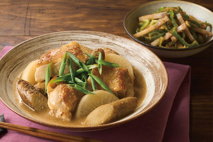 Kit3人前/笠原流!味しみ鶏と根菜のごま出汁煮