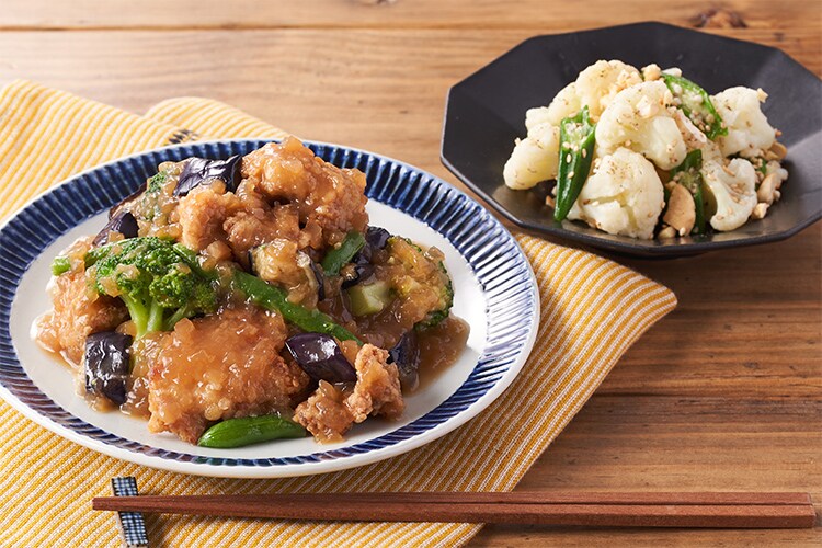 Kit2人前/玉ねぎの甘酢ソースあんかけの唐揚げ