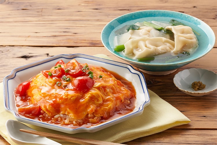 Kit2人前／トマト入り中華あんかけの天津飯|有機野菜 通販 Oisix