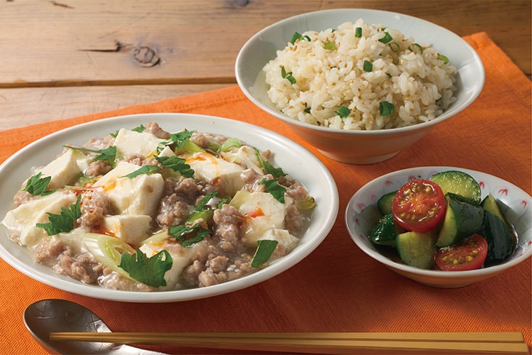 Kit2人前/青じそ香る旨塩マーボー豆腐の中華定食