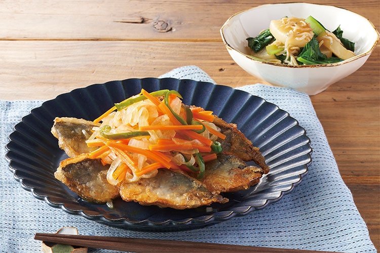 Kit2人前/3種の野菜としっとりあじの南蛮漬け