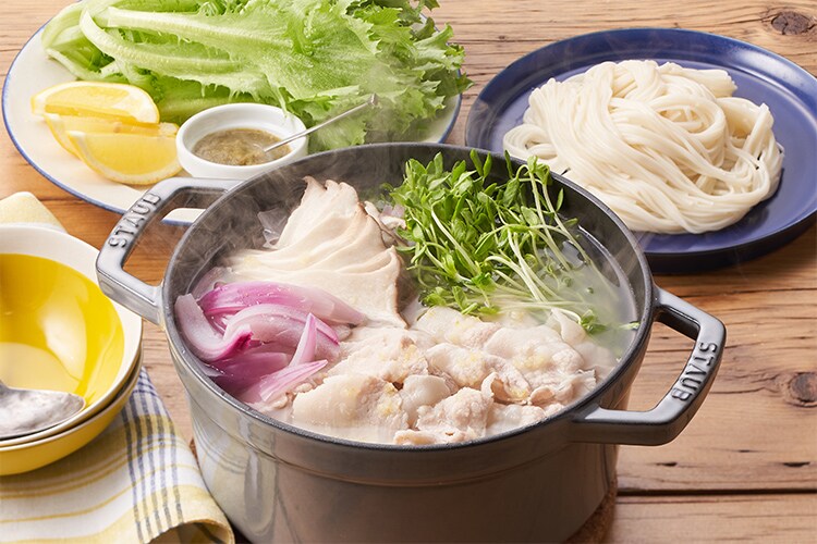 Kit]やみつき！豚肉とレタスの塩レモン鍋|有機野菜 通販 Oisix