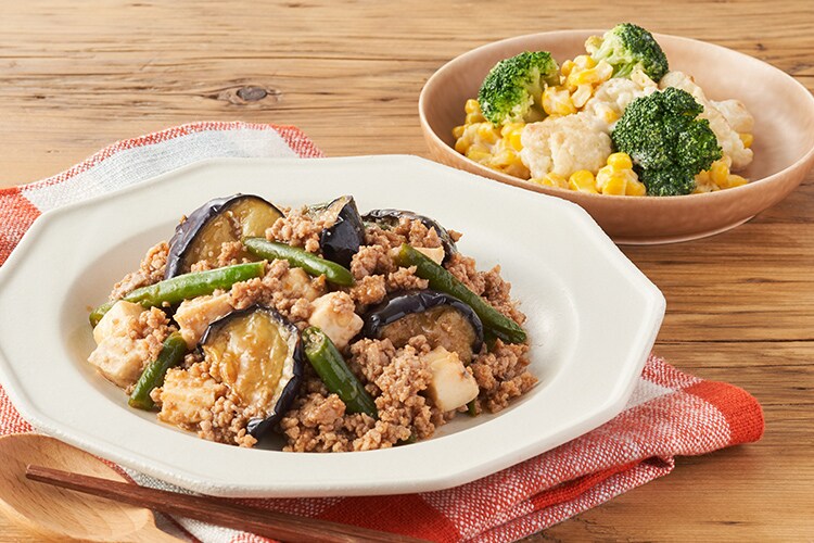 Kit2人前/包丁いらず!辛くない野菜の麻婆豆腐