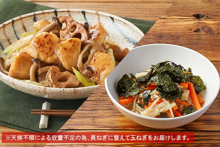 Kit2人前/食感楽しむ!れんこんと鶏肉の照り煮