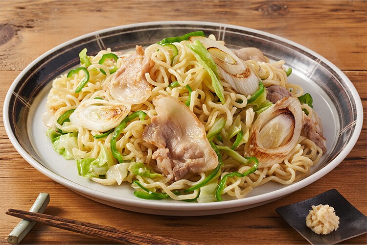 麺Kit]ツンと香る！山わさび塩焼きそば|有機野菜 通販 Oisix(おいしっくす)