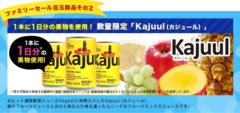 1�{��1�����̉ʕ����g�p�I���ʌ���Kajuul