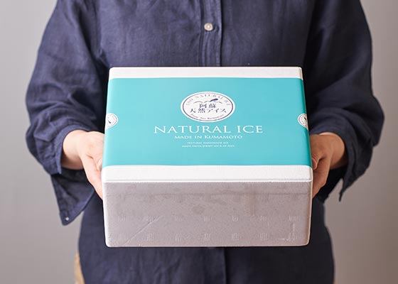 阿蘇天然アイス 父の日ギフトセット お届けイメージ