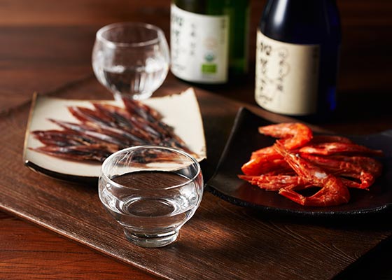 福光屋 日本酒2種とツマミ2種のセット