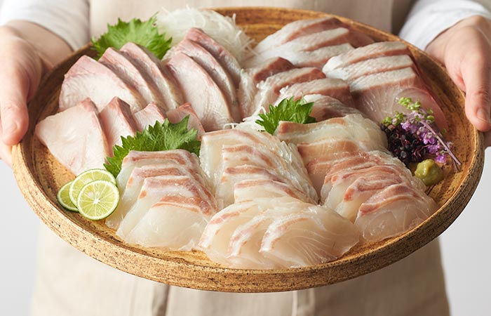 近大生まれの白身刺身セット コンテンツ1