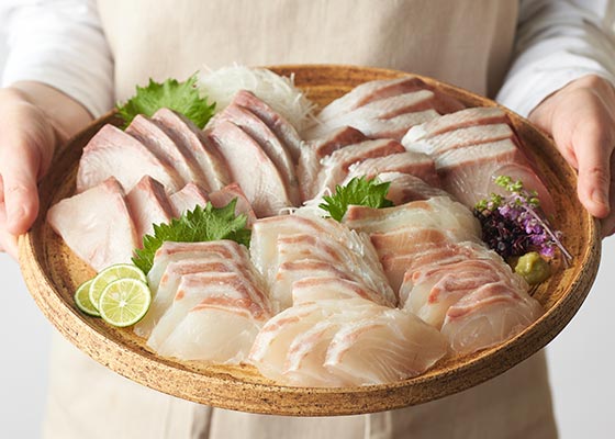 近大生まれの白身刺身セット