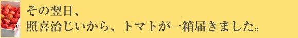���̗����A�Ɗ쎡��������A�g�}�g���ꔠ�͂��܂����B
