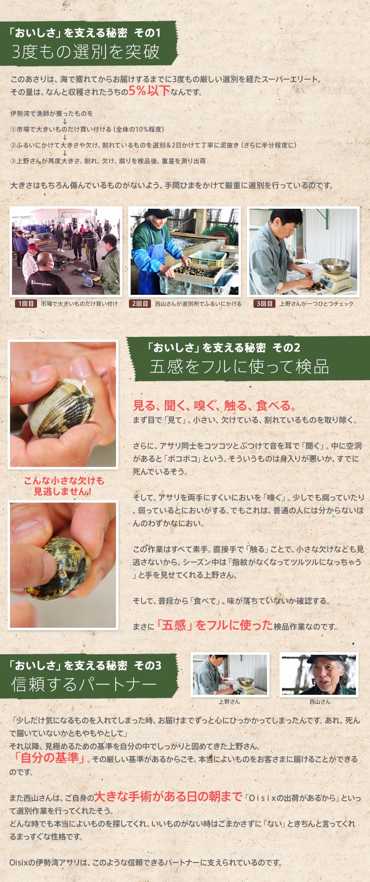 おいしさを支える理由