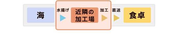 加工フローの図