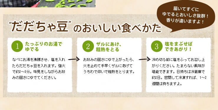 白山だだちゃ豆