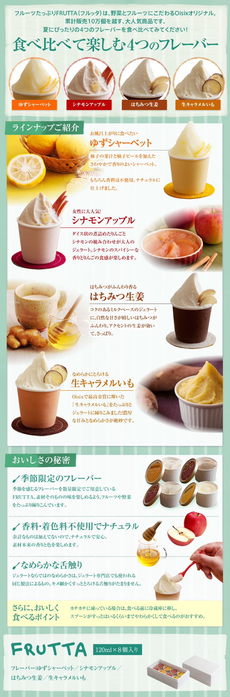 完熟生ジェラート FRUTTA