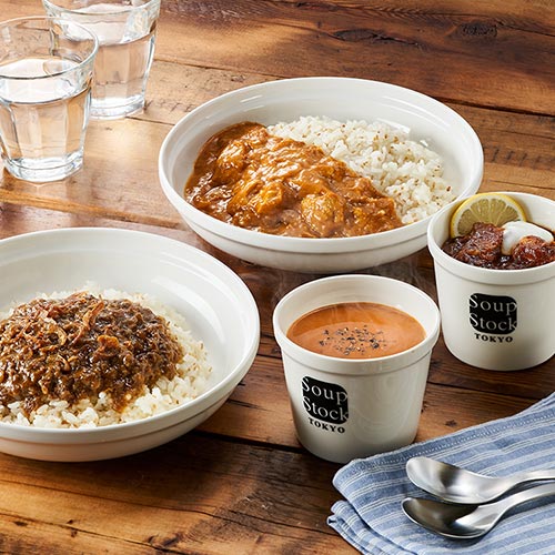 Soup Stock Tokyo �X�[�v�ƃJ���[�Ƃ��͂�̃Z�b�g