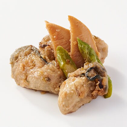 広島県産牡蠣の豆鼓炒め