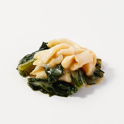 つぶ貝と小松菜の酢味噌和え