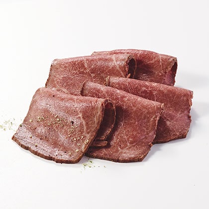 冷燻赤身熟成肉ローストビーフ(わさび塩付)