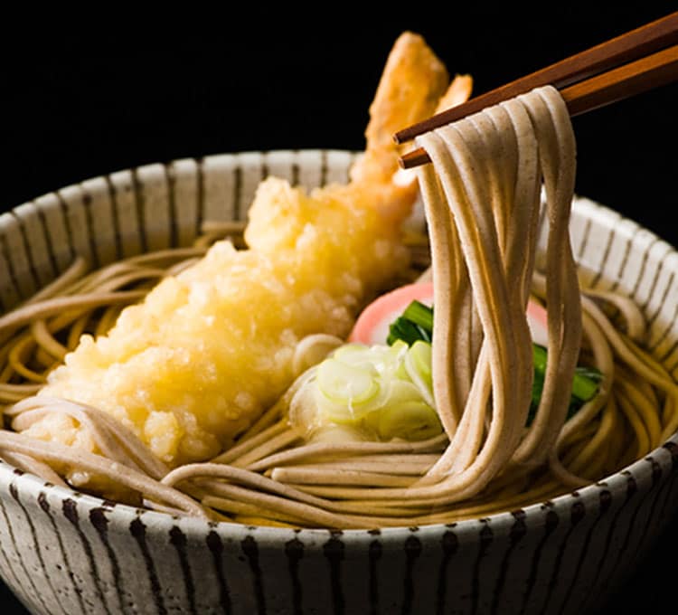 石臼挽き二八そば&えび天と野菜かき揚げ セット画像_2