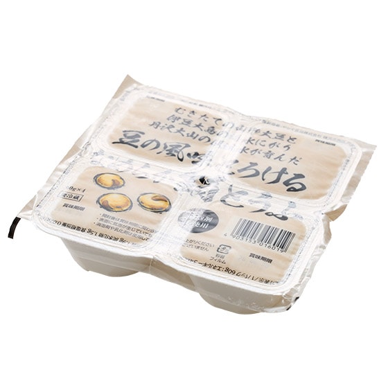 おとうふ 食べきり便利！豆の風味とろける なめらか絹とうふ 4p|有機野菜 通販