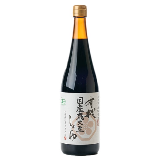 有機国産丸大豆しょうゆ720ml