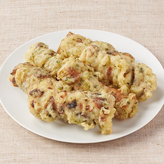トースターでカリっと!ミニ焼ちくわの磯辺揚げ