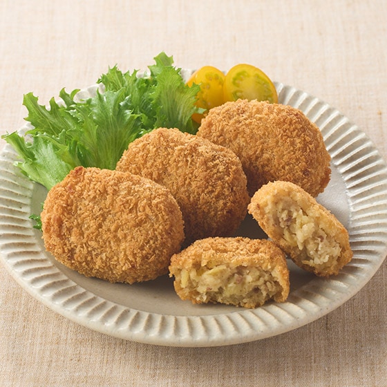 レンジで!雪室じゃがいも使用 牛肉コロッケ(4個)