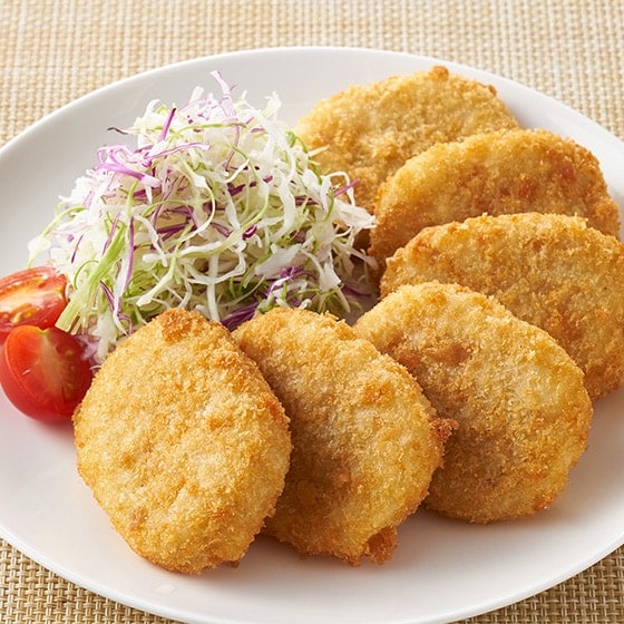 【賞味8/26】レンジで!北海道産4種野菜のコロッケ