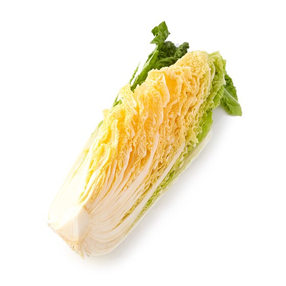 中がオレンジ色 カットオレンジ白菜(400g-和歌山県産 津田さん他)|有機