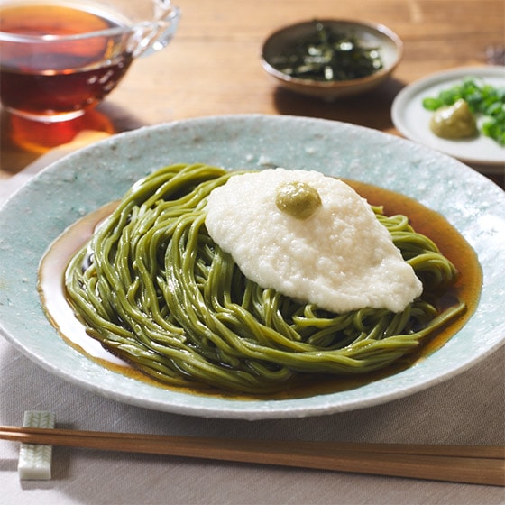 流水解凍で簡単！茶そば200g×3食入|有機野菜 通販 Oisix(おいしっくす)