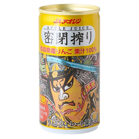 りんごの密閉しぼりジュース　りんごジュース　　青森県産りんご　60缶 青森ねぶた 密閉搾りりんごジュース|有機野菜 通販 Oisix(おいしっくす)