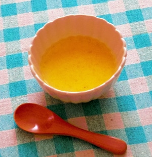バナナとかぼちゃのホットソイ