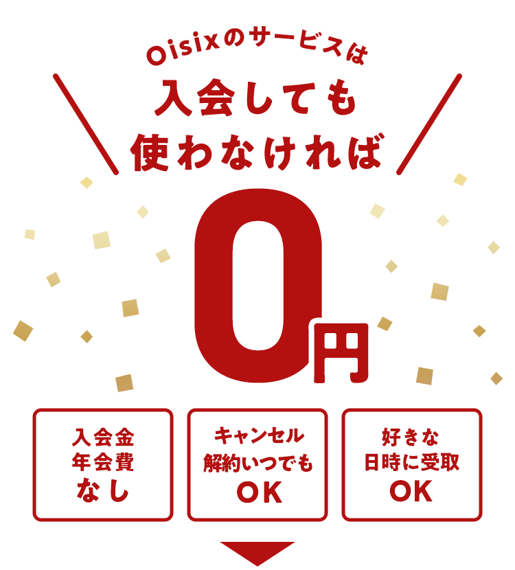 入会しても使わなければ0円