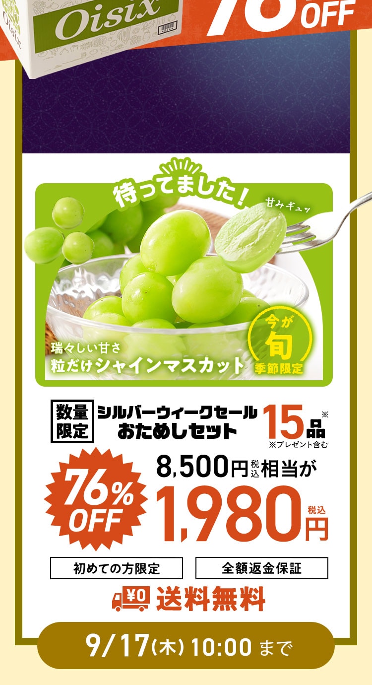 ���ʌ��肨���߂��Z�b�g