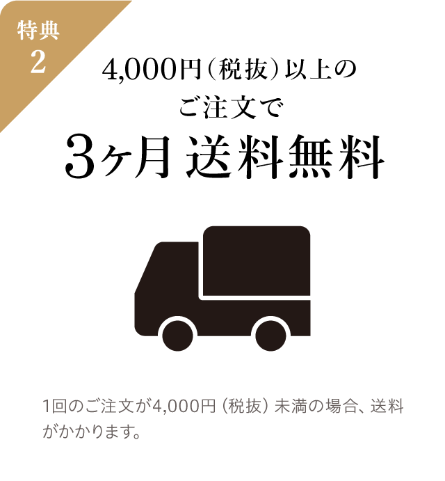 ���T2/4,000�~�i�Ŕ��j�ȏ�̂�������3������������ 1��̂�������4,000�~�i�Ŕ��j�����̏ꍇ�A������������܂��B
